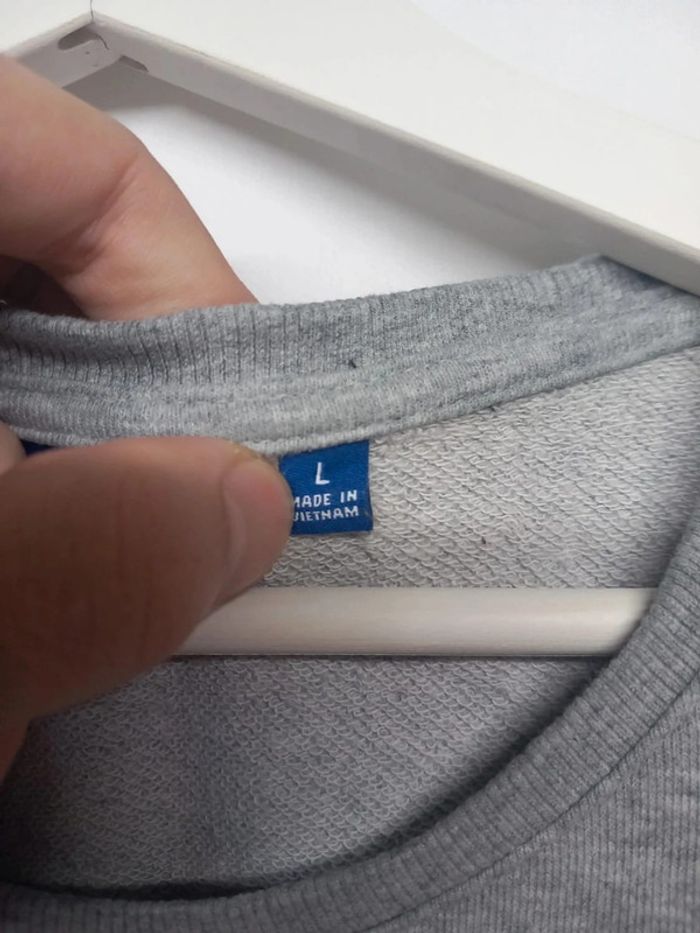 Pull/Sweat Vintage Gris dentelle - photo numéro 5