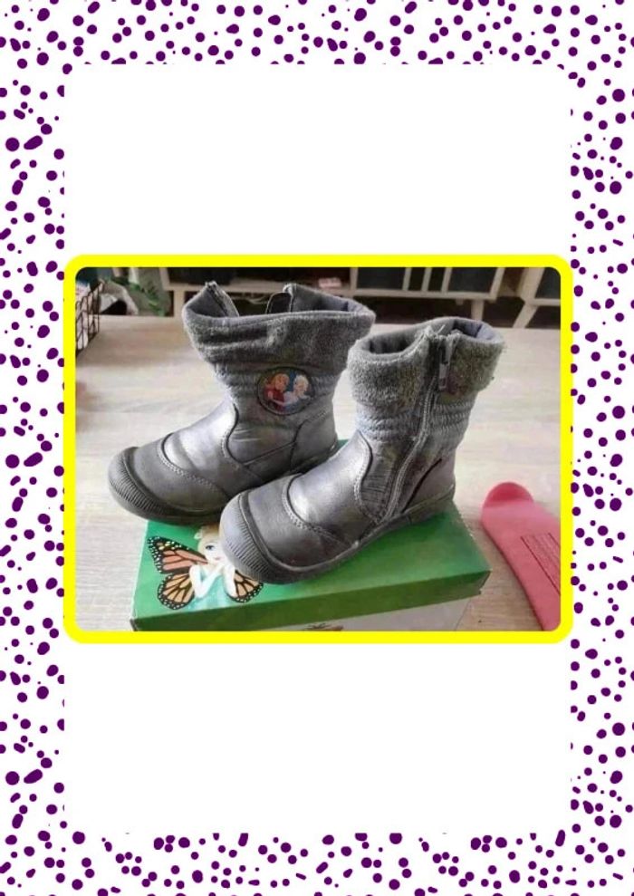 Bottines fourrées Reine des neige T24