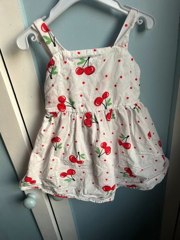 Robe été 6-12 mois, avec sa culotte