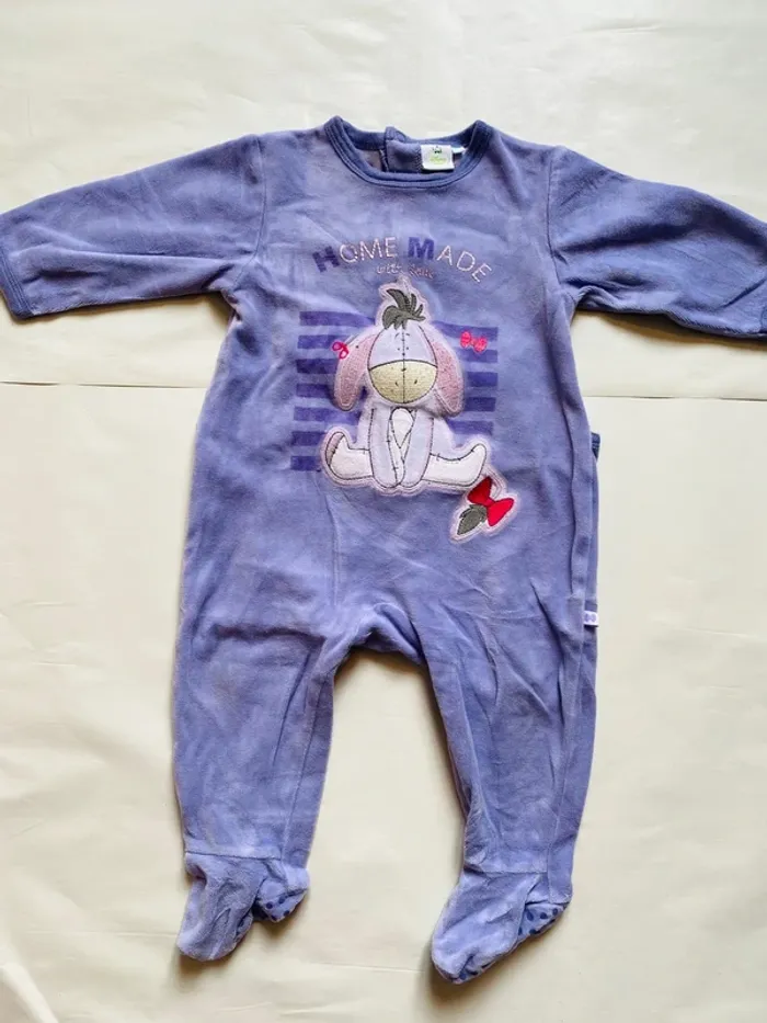 Lot 2 pyjamas fille 12 mois Disney - photo numéro 3