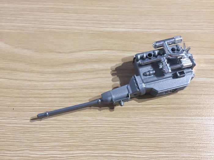 Partie moteur pièce détachée miniature Mercedes Benz 500 K 1936 Burago 1/20 1/20e 1/20eme #A46 - photo numéro 2