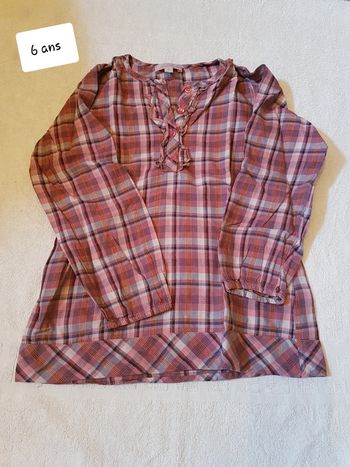 Tunique lisa rose 6 ans