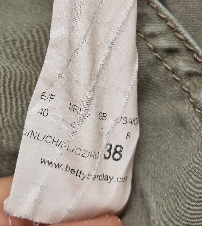 Pantalon cargo kaki  Betty Barclay - photo numéro 6