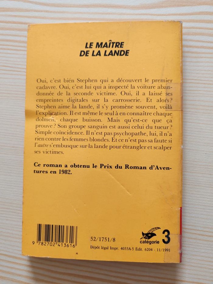 Ruth Rendell 🌸 Le maître de la Lande - photo numéro 2