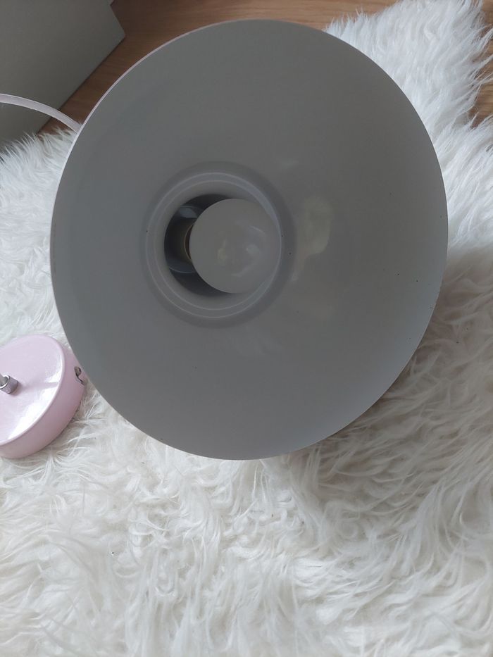 Suspension métal rose poudré style rétro TBE 💡 - photo numéro 3