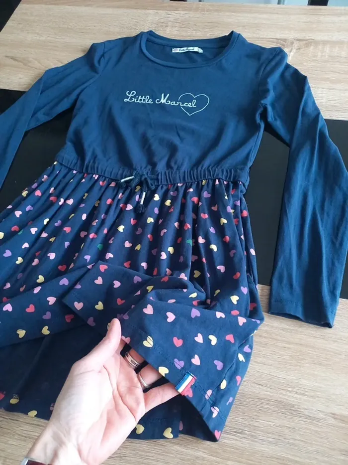 Robe 👗 bleue marine 10 ans - photo numéro 2