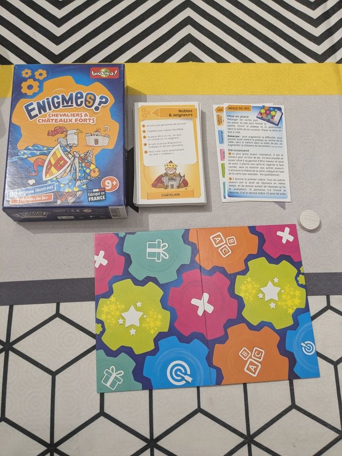 Jeu bioviva énigmes chevaliers et châteaux forts - photo numéro 3