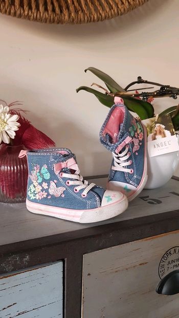 Baskets montantes tex fille p.25