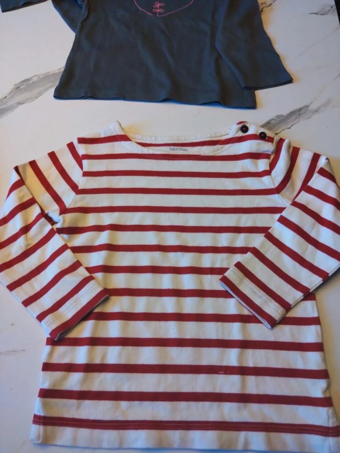 Lot de 4 t-shirts manches longues 18 mois bébé - photo numéro 5