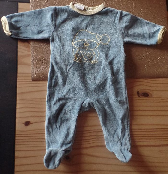 Pyjama velours bébé