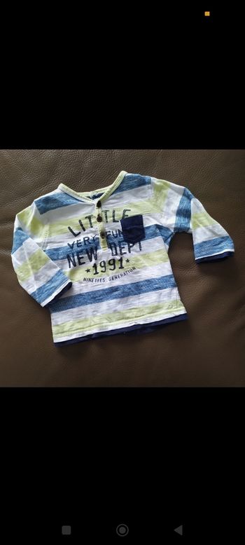 T.shirt manches longues rayures