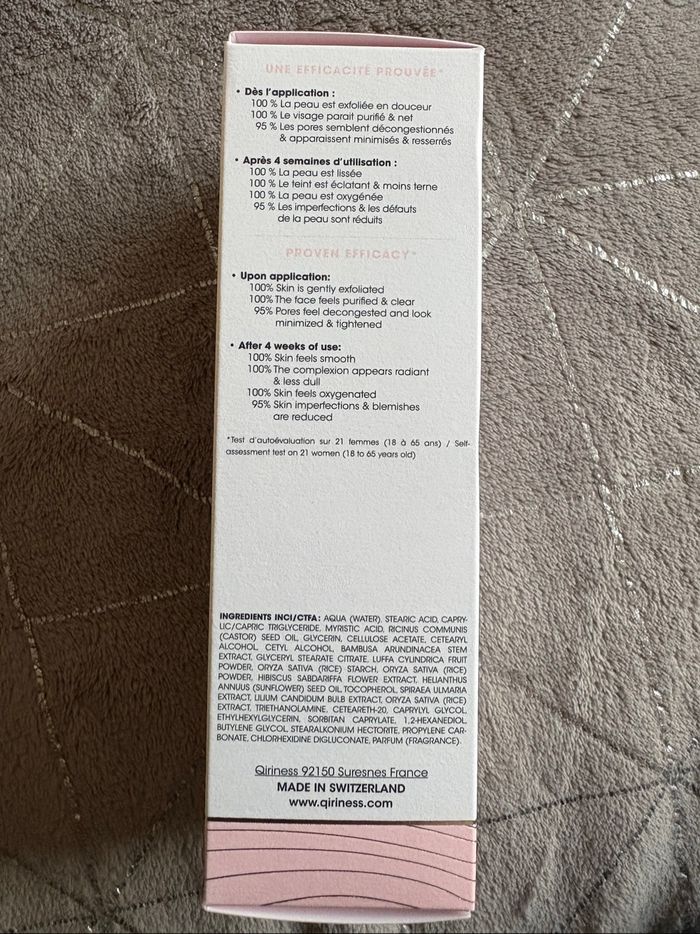 Gommage grains purifiant Qiriness neuf avec emballage - photo numéro 4