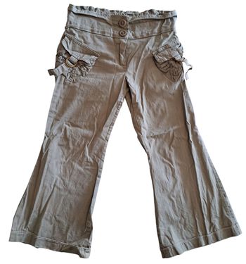 Pantalon fin kaki fille 4 ans TBE