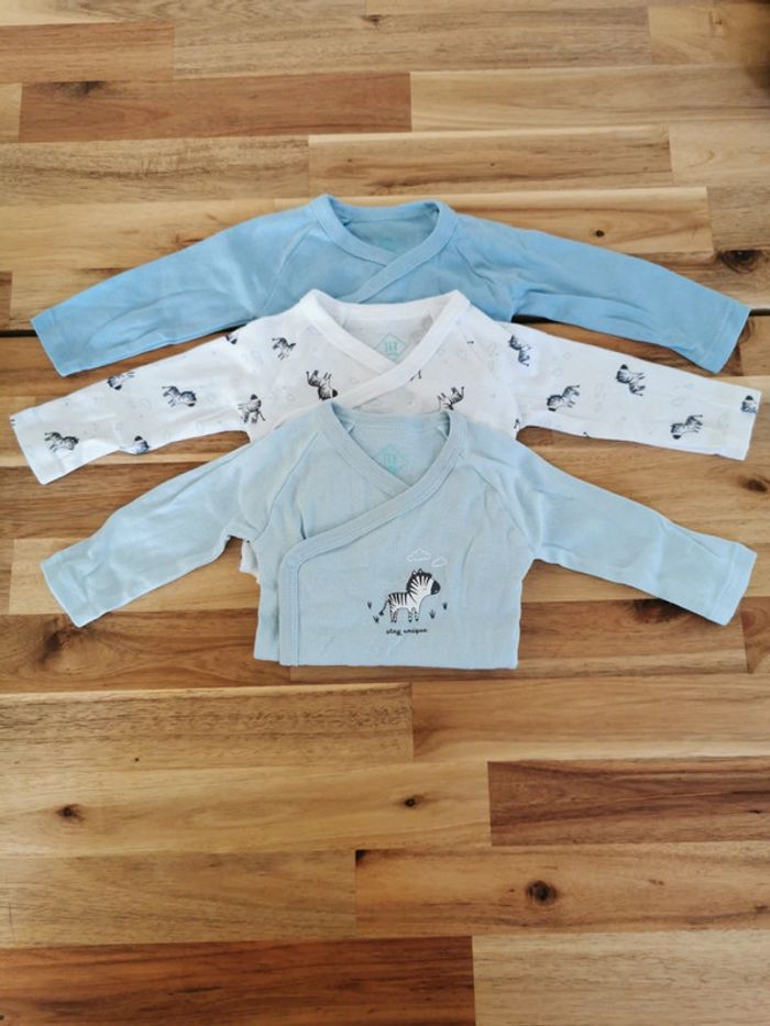 Lot body manches longues TeX 3 mois