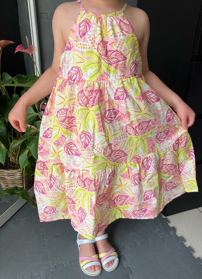 Robe longue fleurie 5 ans - photo numéro 4