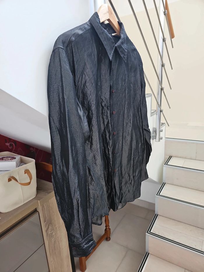Chemise effet métallique froissé - photo numéro 3