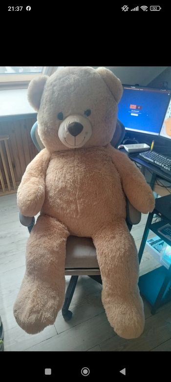 Nounours beige 160 cm