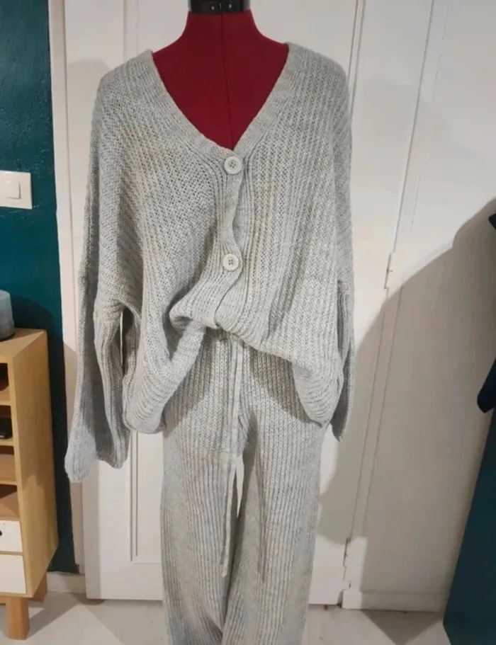 Ensemble en laine et alpaga