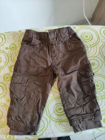 Pantalon marron doublé