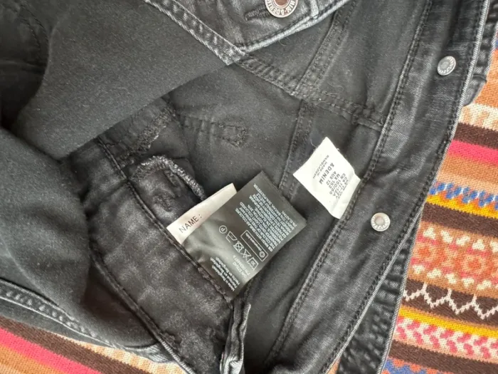 Salopette jeans noire 12 ans - photo numéro 3