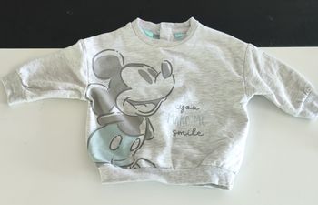 Pull mickey taille 1-3mois