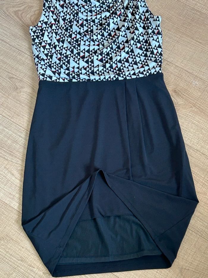 Robe noire et blanche sans manches Esprit taille française S jamais portée - photo numéro 15