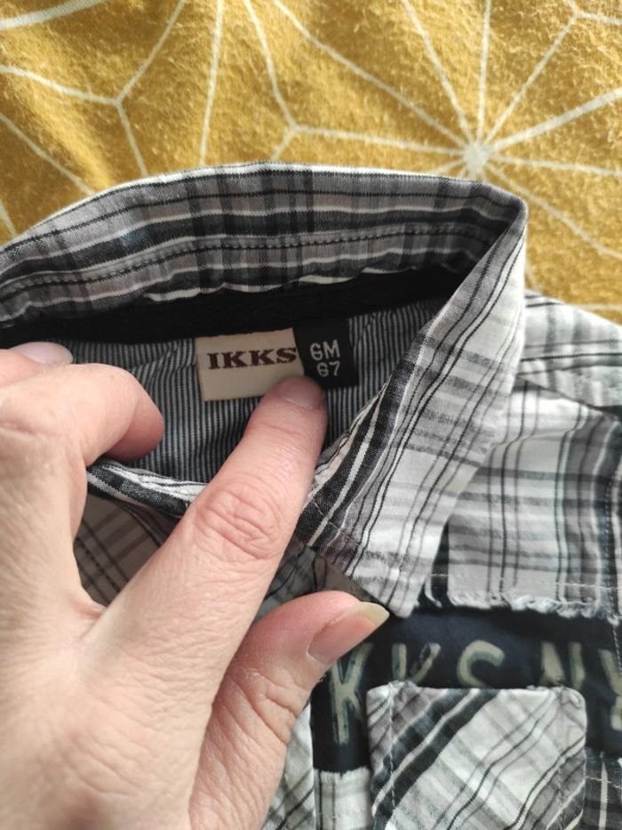 Chemise carreaux Ikks - photo numéro 3