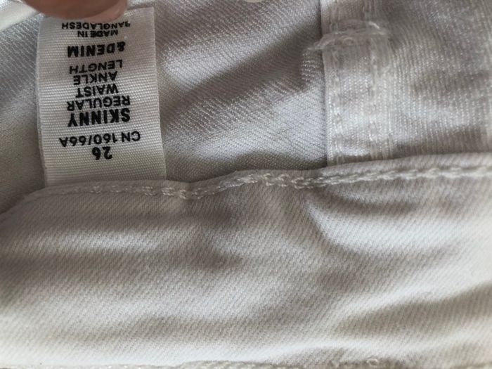 Jean blanc h&m - photo numéro 3