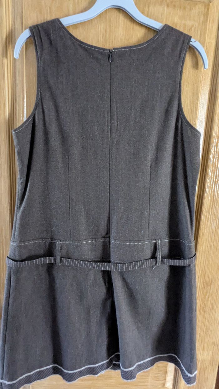 Robe tunique marron. - photo numéro 2