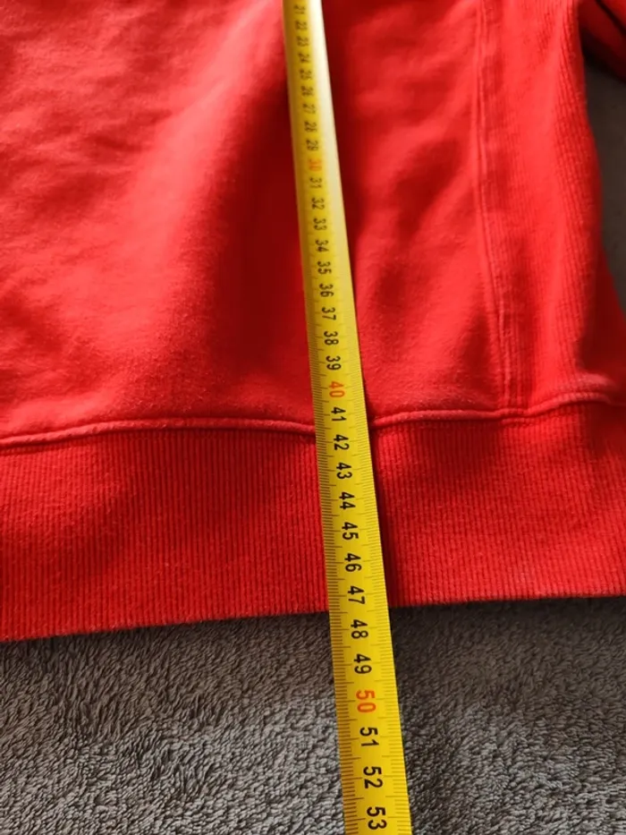 Tommy Jeans Sweat Femme S – Crewneck Rouge Logo - photo numéro 9