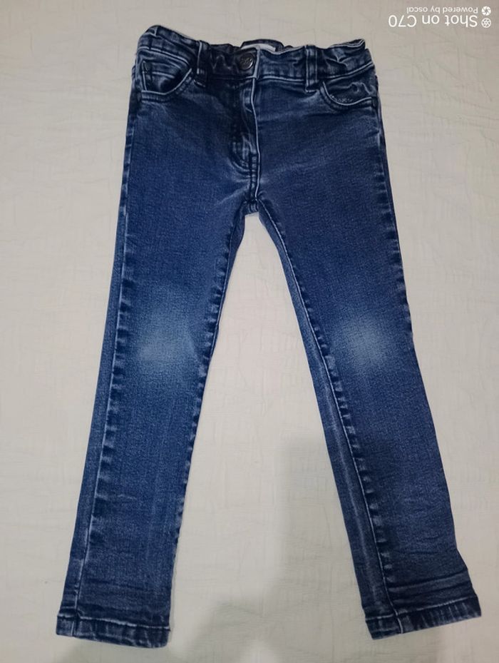 Du Pareil Au Même pantalon jean bleu brut