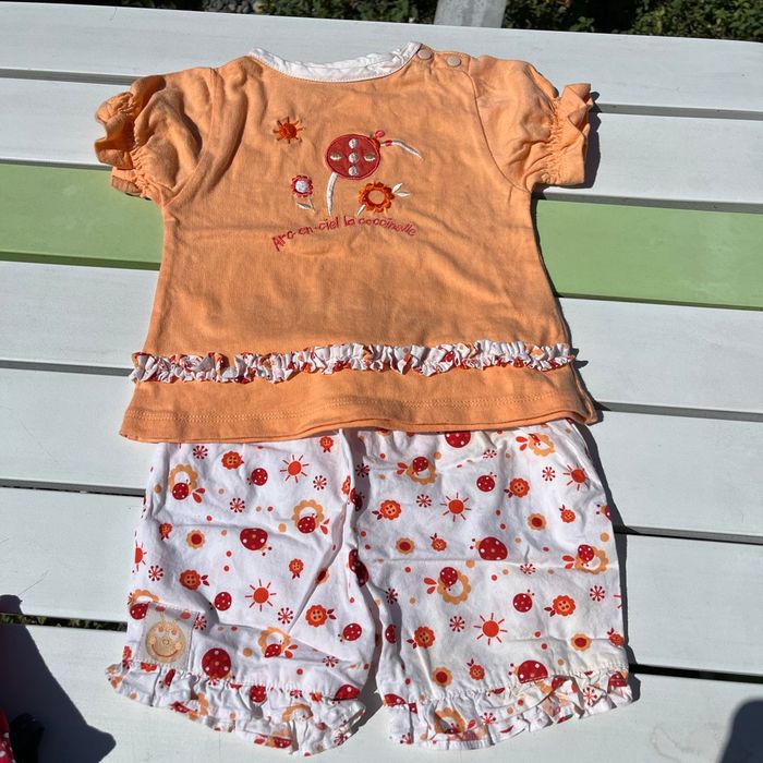 Ensemble tee shirt short
