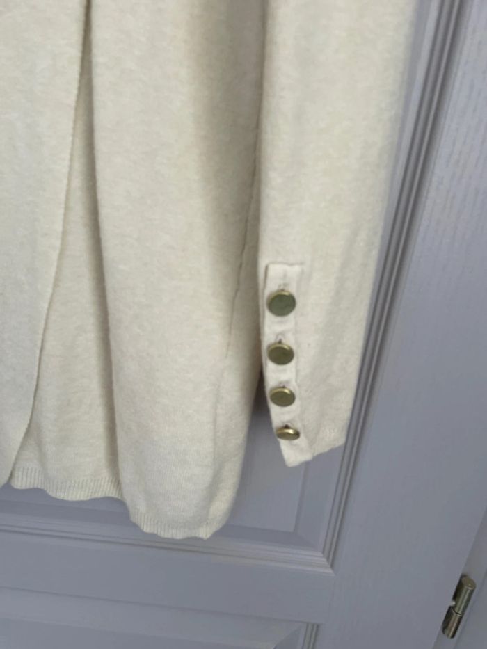 Gilet maternité premaman écru taille M - photo numéro 2