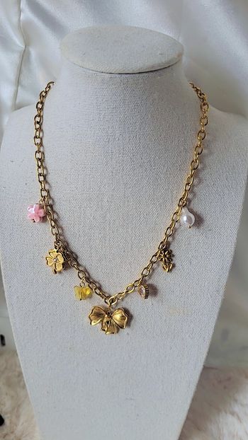 Collier breloque acier inoxydable