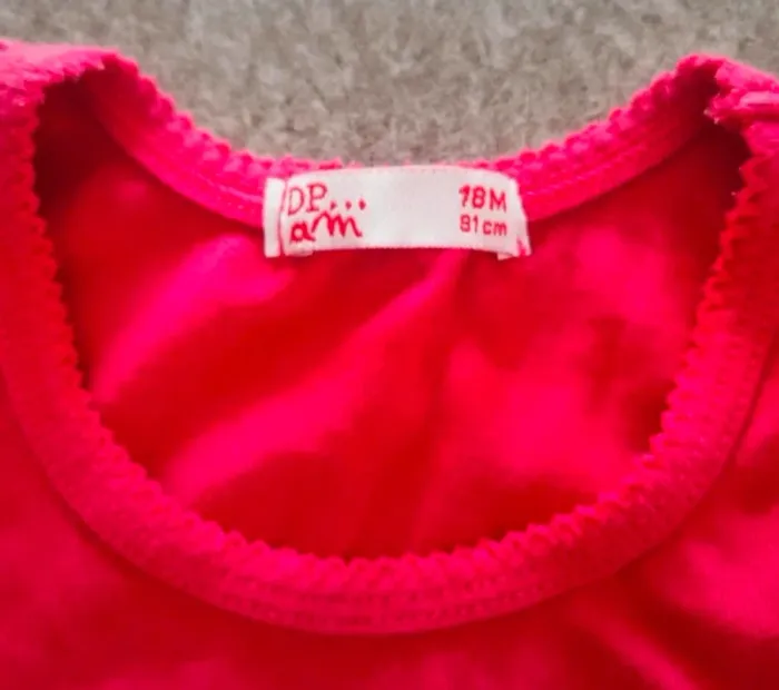 Débardeur rose bébé fille 18 mois - photo numéro 2