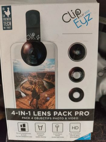 Objectif téléphone clip eyz