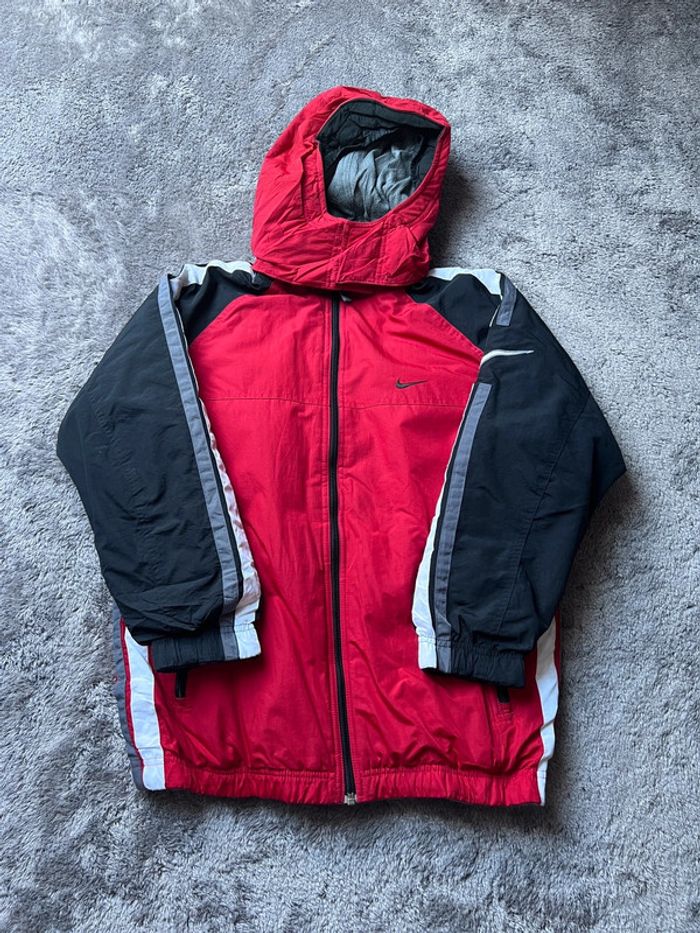 Manteau Veste polaire Réversible Nike Vintage – Taille XS Adulte (M Enfant)