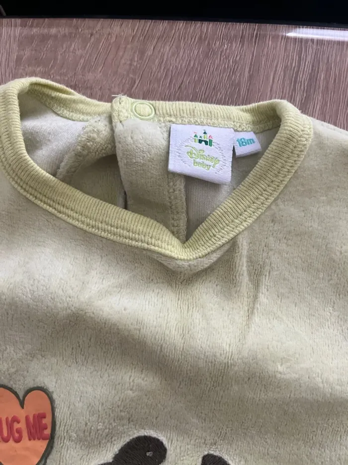Pyjama 1 pièce pluto vert anis - photo numéro 2