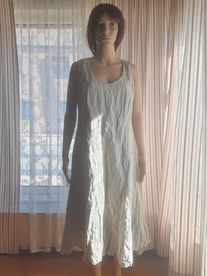 Magnifique Robe beige Marie Méro be 40 fr 42