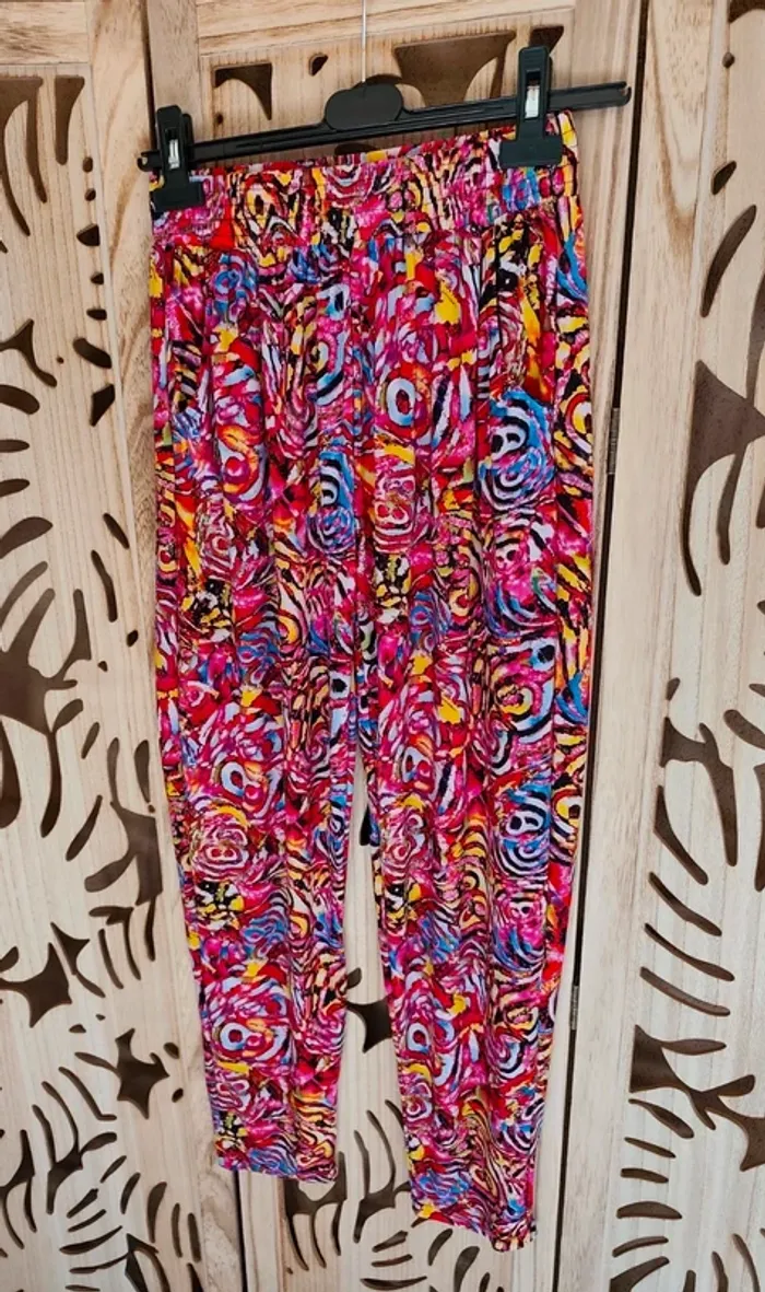 Pantalon fluide et légère imprimée - photo numéro 2