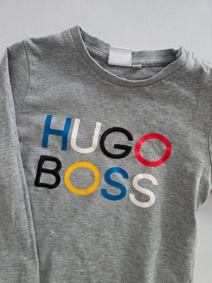Tee shirt manches longues Hugo Boss - photo numéro 3