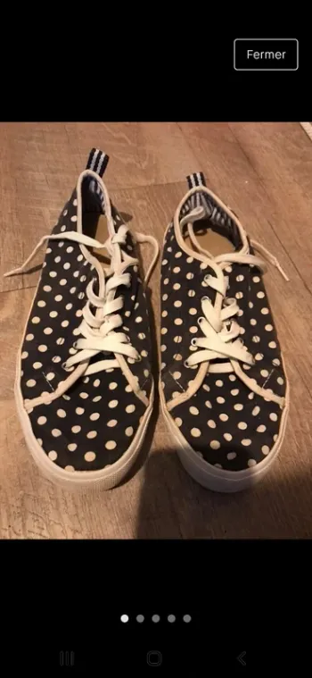 Baskets toile femme