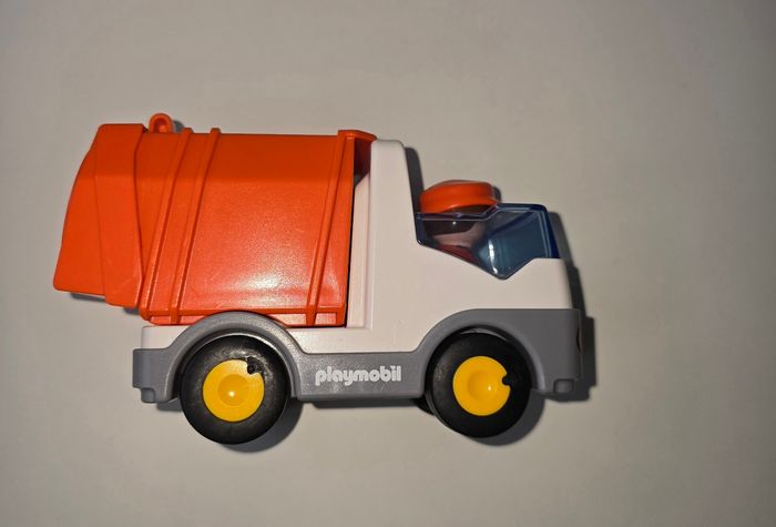 123 playmobil camion poubelles/ boîte à formes 6774 complet - photo numéro 6
