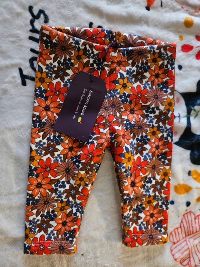 Legging fleuri - Sergent Major - 3Mois/59cm