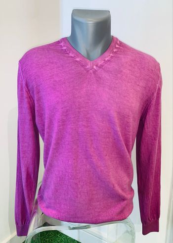 Pull col V teinture naturelle Privati Firenze