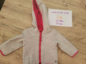 Veste / gilet fille décathlon 12 mois