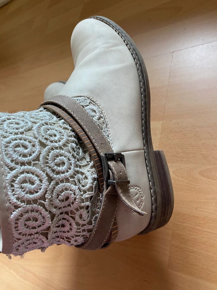 Bottines beige Jane Klain Taille 38 - photo numéro 5