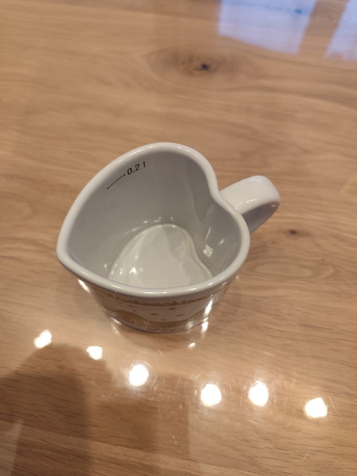 Tasse cœur blanche - photo numéro 3