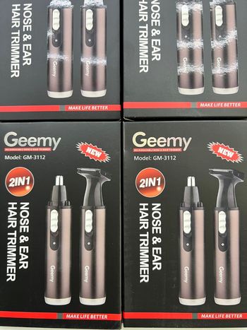Tondeuse nez et oreilles rechargeable Geemy GM-3112.