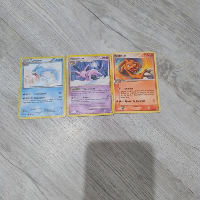 Ancienne carte pokémon de 2008 et de 2012